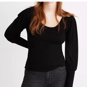 Women's Madewell scoop neck knit sweater